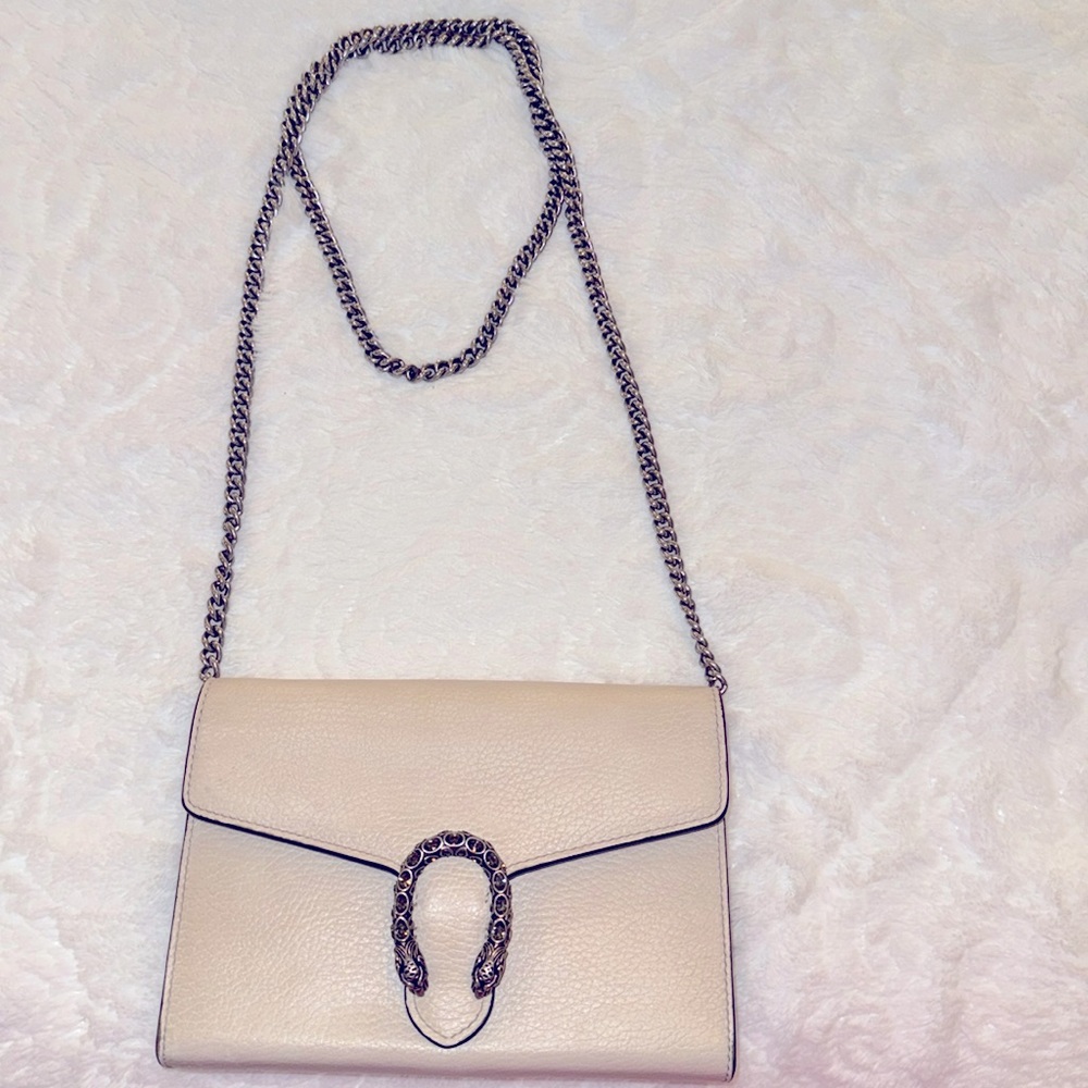 Original Gucci bag white leather good condition